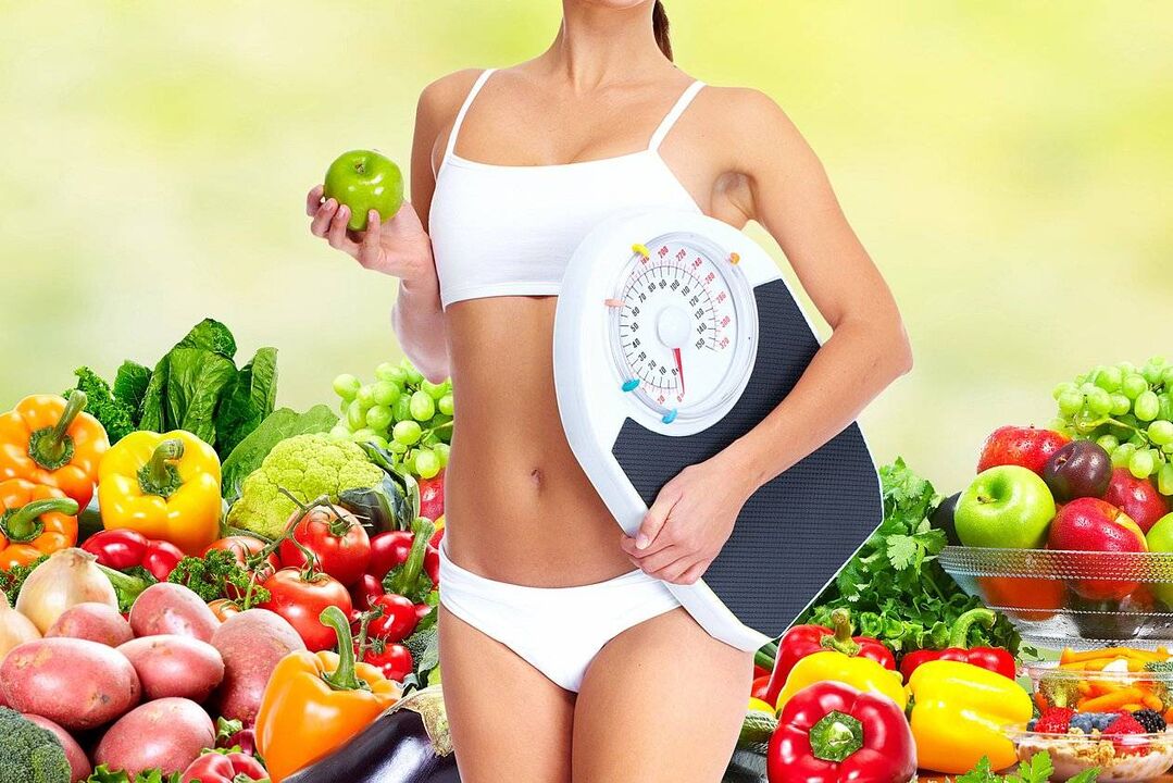légumes et fruits pour maigrir